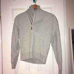 Ralph Lauren cropped quarter zip